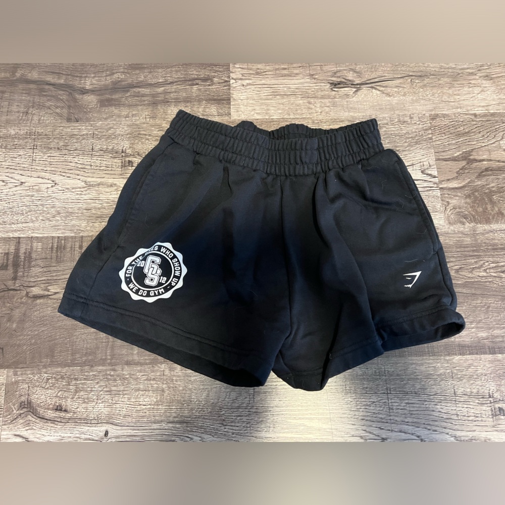 Gymshark Collegiate Graphic Fleece Shorts